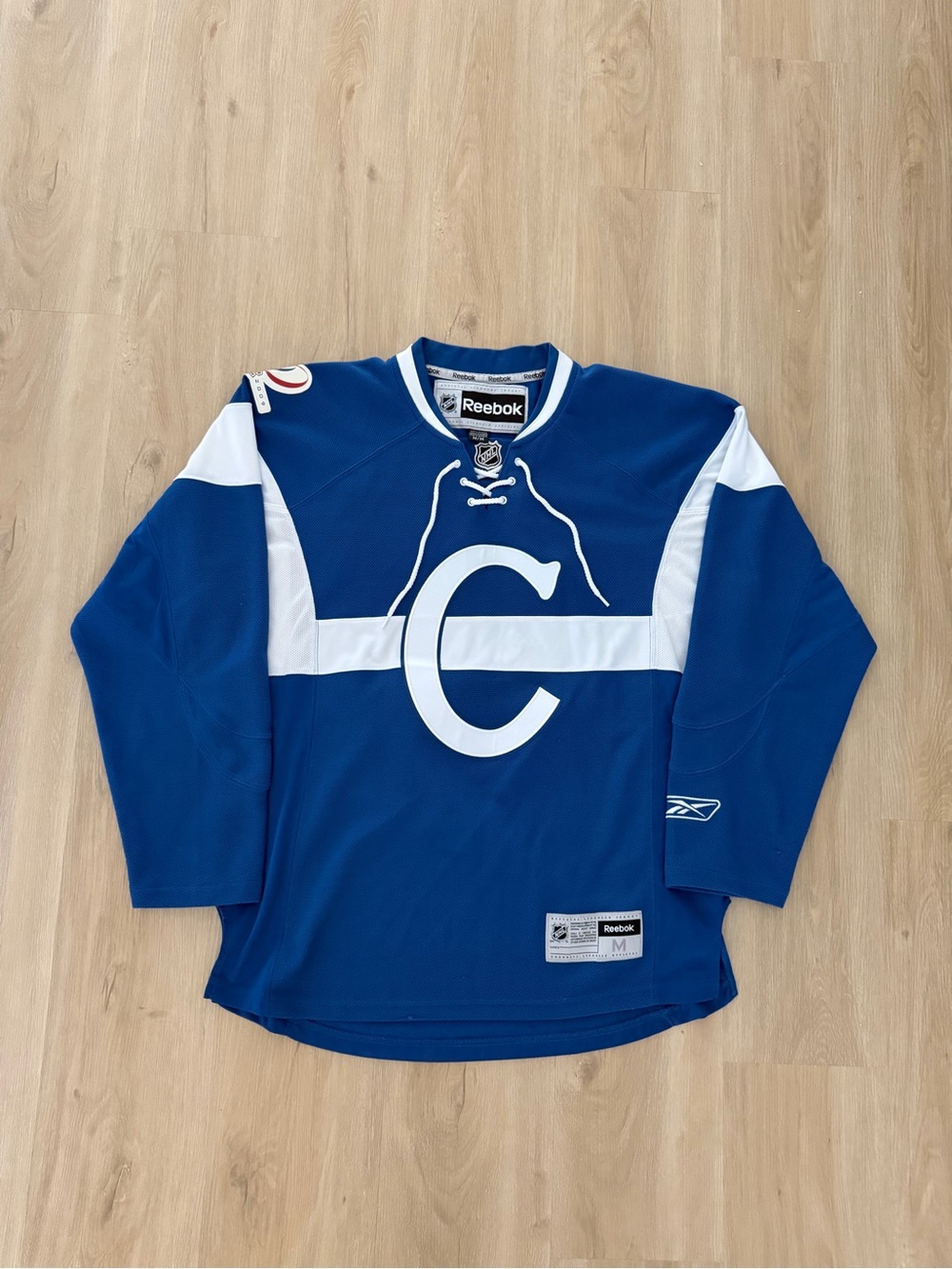 Montreal Canadiens 1909-1910 Centennial Reebok Jersey Size Medium